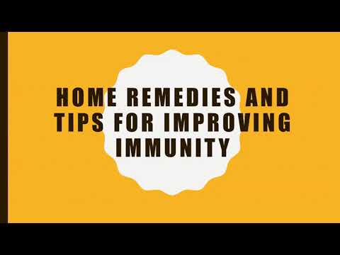 Home remedies and Tips for improving immunity