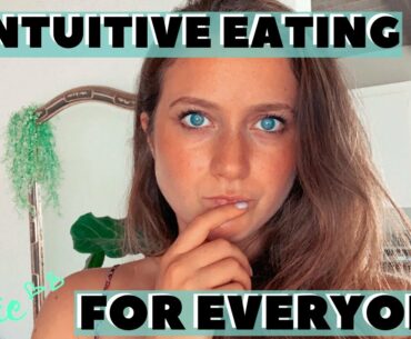 IS INTUITIVE EATING FOR EVERYONE??? | VITAMIN KATIE