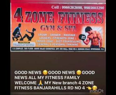 4 ZONE FITNESS GYM & SPA BANJARAHILLS RD NO 4