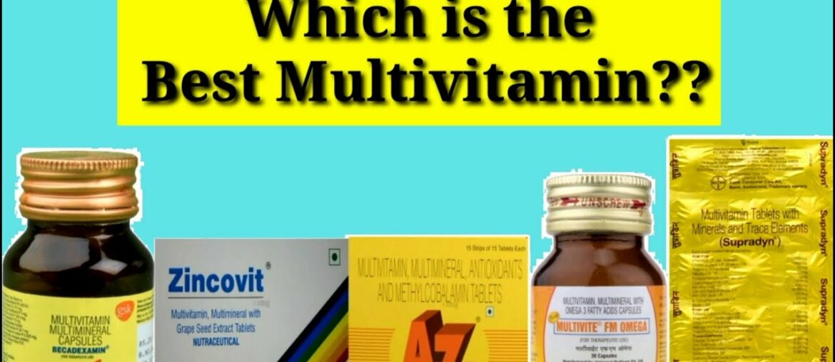 Best Multivitamin in India | Becadexamin | Supradyn | A To Z | Zincovit | (Cheapest multivitamin)