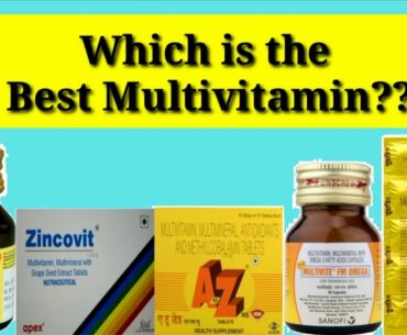 Best Multivitamin in India | Becadexamin | Supradyn | A To Z | Zincovit | (Cheapest multivitamin)