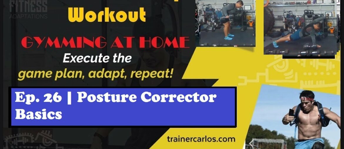 Back and biceps workout Ep. 26 | Posture Corrector Basics