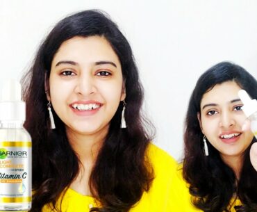 Garnier vitamin C serum review and benefits || Barsha Basu