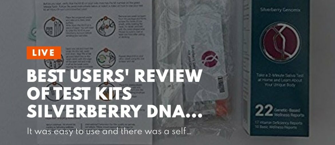 Best Users' Review of Test Kits Silverberry DNA Test Kit, Ancestry + 22 Vitamin and Wellness Ge...