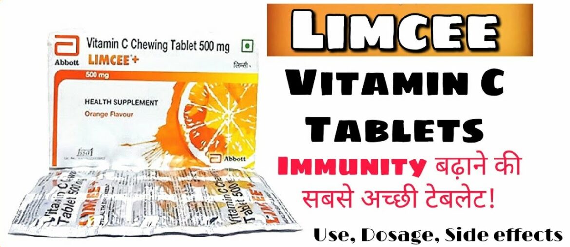 Limcee tablet Benefits | Vitamin C chewing tablets 500 mg | Limcee tablet for immune booster