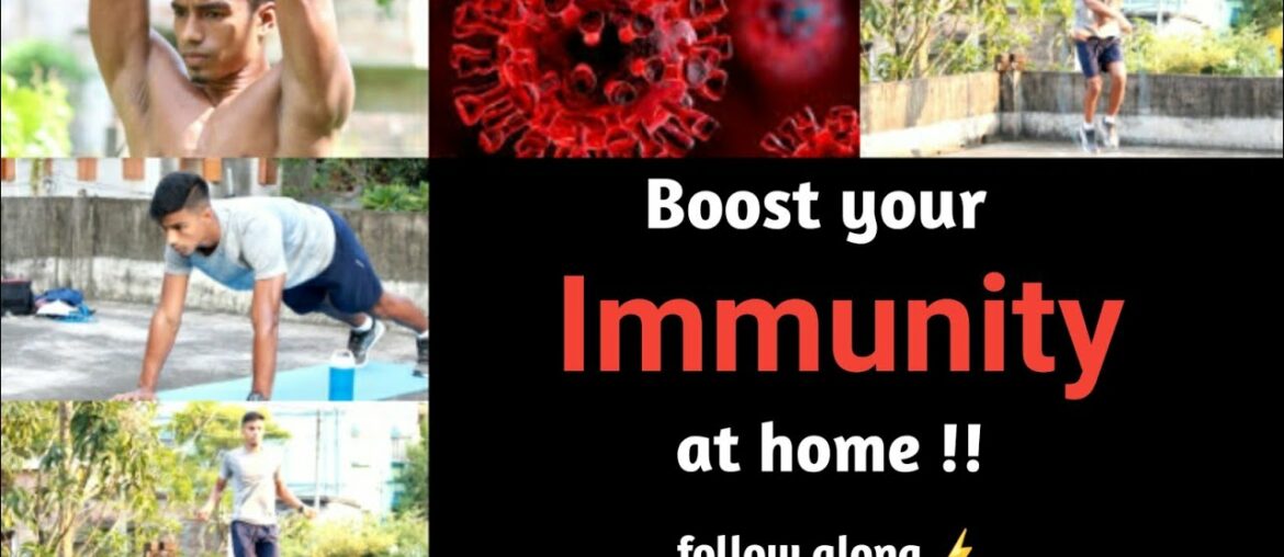 Boost your immunity at home | fit and healthy family | Hriday Saha | home exercises |