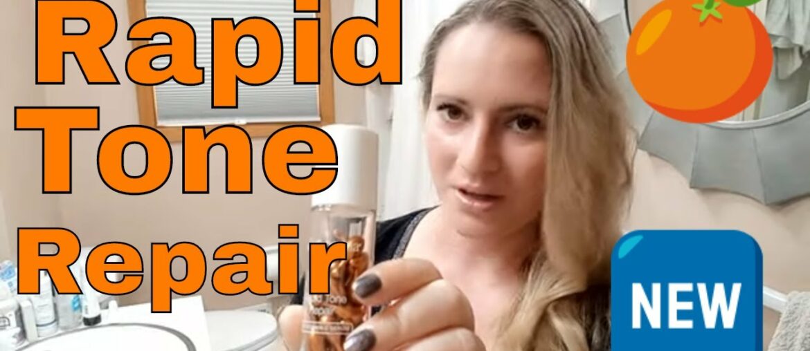 Neutrogena NEW! Rapid Tone Repair 20% Vit. C Serum Capsules First Impressions Review and How to Use