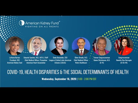 COVID-19, Health Disparities & The Social Determinants of Health