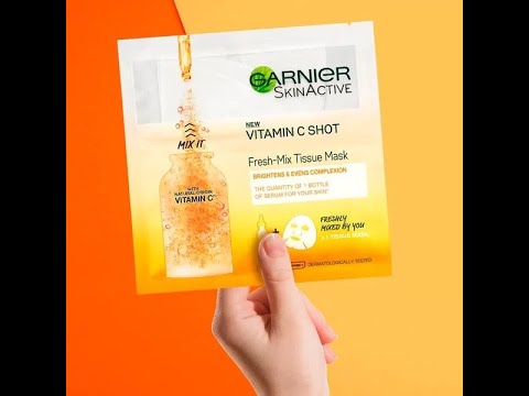 Review on Garnier vitamin c shot face mask.. my experience.