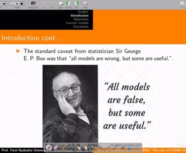 Farai Nyabadza - Why modelling predictions differ? The case of COVID-19 in South Africa