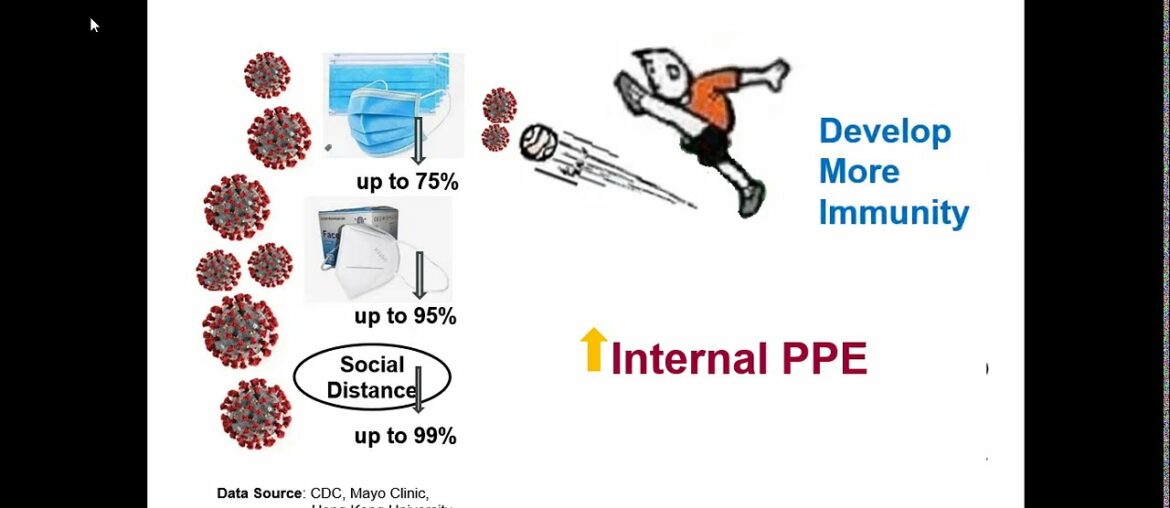 Stay Healthy from COVID-19 with Internal PPE + External PPE Before a Vaccine is Ready!