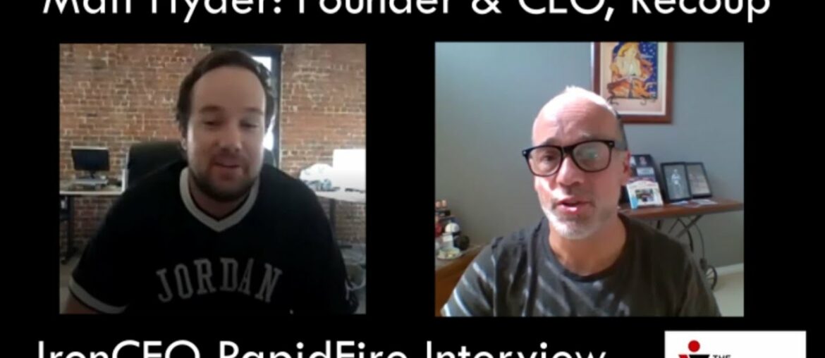 IronCEO RapidFire Interview: Matt Hyder, Founder & CEO, Recoup Fitness