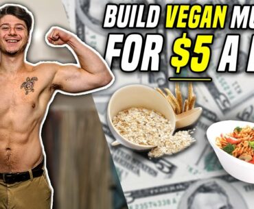 What A Healthy Vegan Athlete Eats For $5 A DAY | Full Day Of Cheap Eating