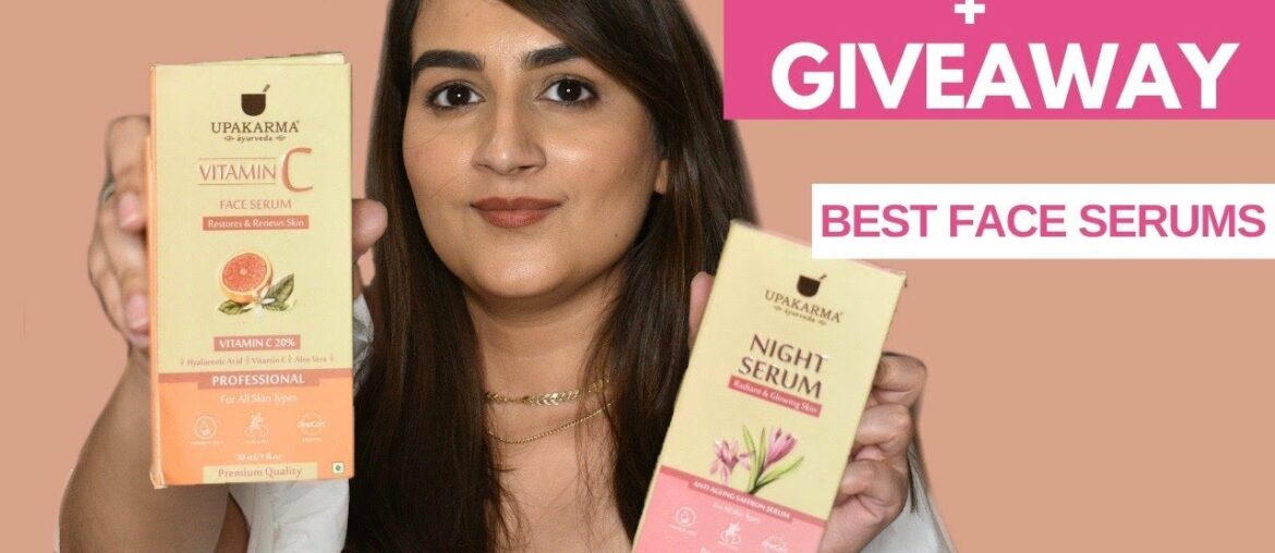 Must Have Vitamin C Serum | GIVEAWAY | Upakarma face Serum Benefits Result | Arshiya Choudhary