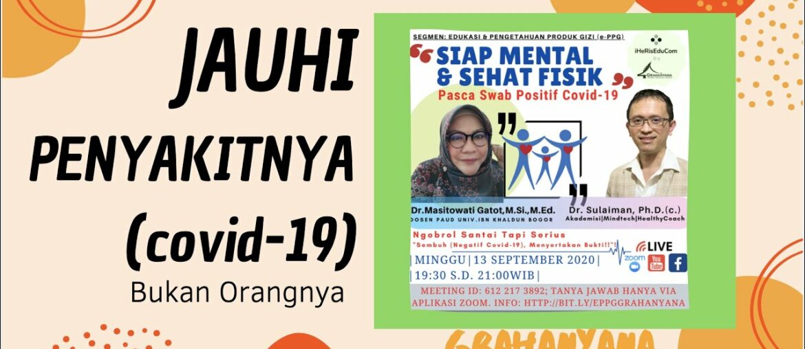 JAUHI PENYAKITNYA BUKAN ORANGNYA #Sembuh #covid-19 #pendidikan #kesehatan #fisikmental #bydrsulaiman