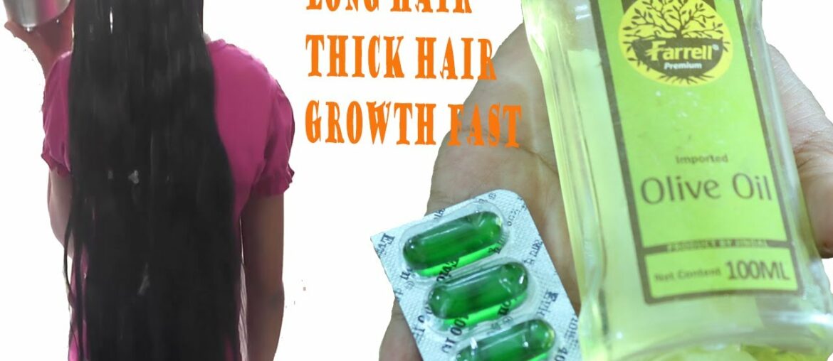 Use Vitamin E Oil For Double Hair Growth Faster, Get Long Hair Fast, thick Hair, stops hair breakage