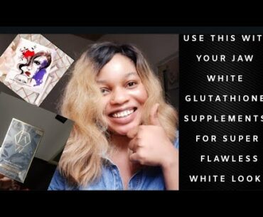 HOW TO ACTIVATE YOUR JAW WHITE GLUTATHIONE WHITENING SUPPLEMENTS SUPER EFFECTIVE/HELLO BABES REVIEW