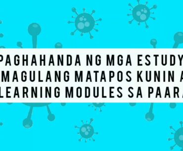 How to disinfect learning modules? | DEPED | DOH| Paper disinfection from COVID19