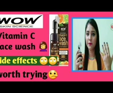 Wow Skin Science vitamin C face wash review |  after results and side effects | #nonsponsored
