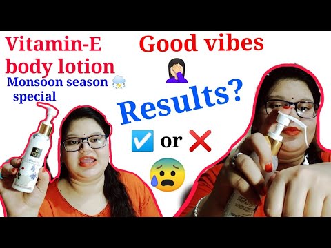Good vibes Vitamin-E Hydrating Body lotion | Review+Demo | Beauty Petals