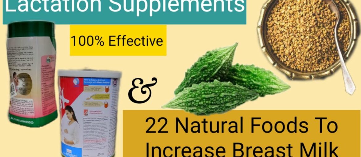 22 Natural Foods To Increase Breast Milk Supply |Lactation Supplements|Boost Milk Supply|MyLittlenMe