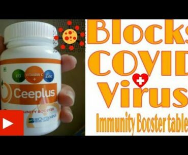 #COVID-19, CEEPLUS Immunity Booster Tablets # Blocks Covid virus from entering breathing system.