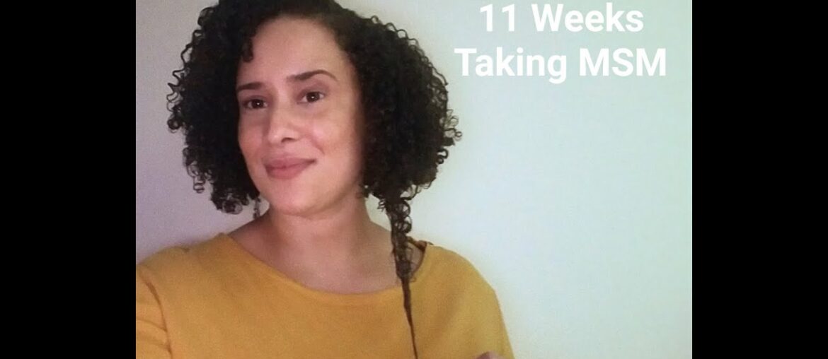 Week 11 Of My MSM, Vitamin C, and Collagen Hair Growth Experiment.