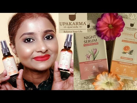 Upakarma Ayurveda Vitamin C Serum & Anti Aging Night Serum Review