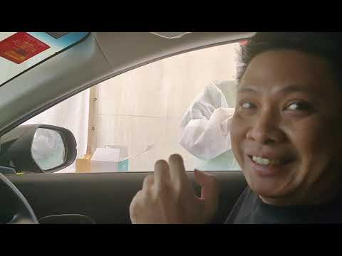 PCR Test Drivethru dan unboxing paket vitamin dari Halodoc