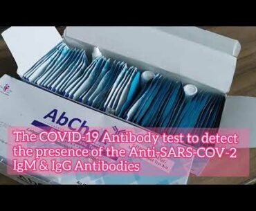 COVID-19 Antibody Rapid Test, Two Steps Method & Result within 15 minutes #essenceworld