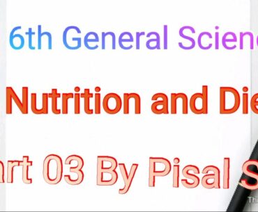 Std 6th General Science Ch 07 Nutrition & Diet Part 03 By Pisal Sir