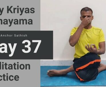 Daily Pranayama & Meditation Class At 5.30Pm | Day 37 | #corona #covid19 | happy Omyoga