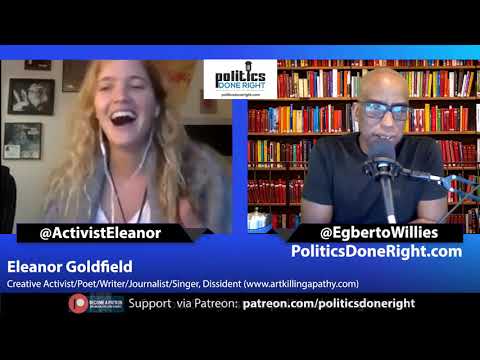 Eleanor Goldfield Activist  talks COVID 19 herd immunity after returning from Sweden