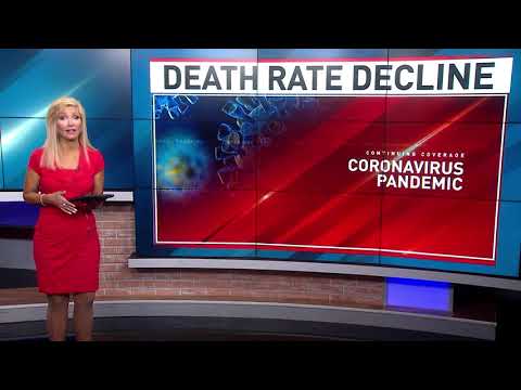 COVID-19 death rates continue to drop since start of pandemic