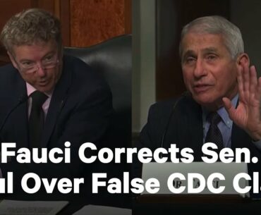 Dr. Fauci vs. Rand Paul on Coronavirus 'Herd Immunity' | NowThis