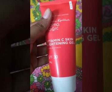 honest review of aroma magic vitamin C lightening gel