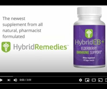 HybridEB+ Complete Elderberry Daily Immune Support-All Natural Pharmacist Formulated Hybrid Remedies