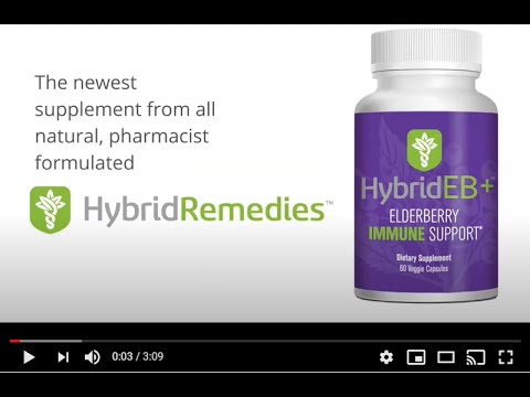 HybridEB+ Complete Elderberry Daily Immune Support-All Natural Pharmacist Formulated Hybrid Remedies