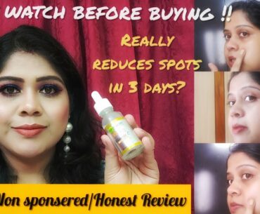 New* Garnier Vitamin C 30X Booster Serum Honest Review and demo || 9 days trial challenge