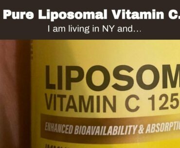 Pure Liposomal Vitamin C Capsules Supplement -1250 mg High Absorption Ascorbic Acid, Natural He...