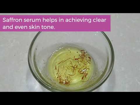 DIY Saffron Glow serum for Glowing Skin | Magical Vitamin C Glow Serum | 1 Minute Video