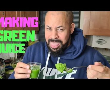 MAKING GREEN JUICE || TOPPING UP THE IMMUNE SYSTEM