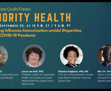 NMQF Webinar: Promoting Influenza Immunization amidst Disparities and the COVID-19 Pandemic