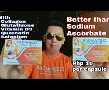 RADIANCE C VITAMIN C PLUS WITH COLLAGEN, GLUTATHIONE NAC, CALCIUM ASCORBATE, VITAMIN D3 & QUERCETIN