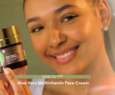 How To Use WOW Skin Science Aloe Vera Multi Vitamin Face Cream