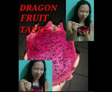 EATING DRAGON FRUIT FOR THE FIRST TIME