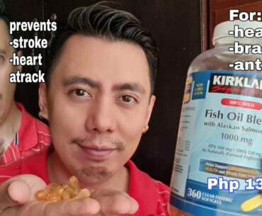 KIRKLAND FISH OIL BLEND WITH SALMON OIL, EPA, DHA & VITAMIN E FOR THE HEART, BRAIN & ACNE REVIEW