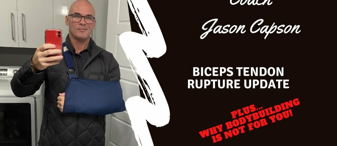 Biceps Tendon Rupture UPDATE...and why YOU should NOT be a bodybuilder.