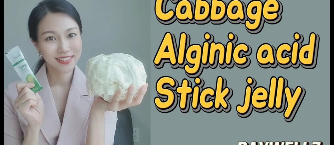 Cabbage alginic acid stick jelly! (Delicious Healthy Snacks&Korea Health Supplement)