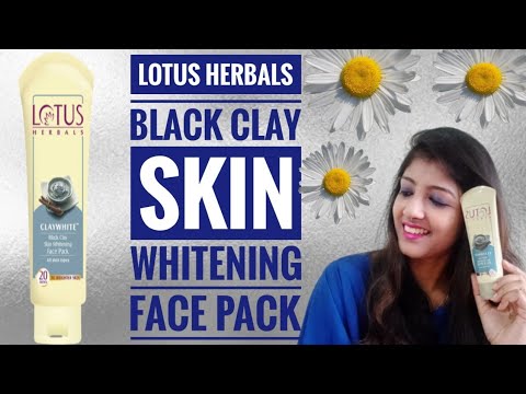 Lotus Herbals Clay White Black Clay Skin Whitening Face Pack_Review & Demo I SelfCare Online I Hindi